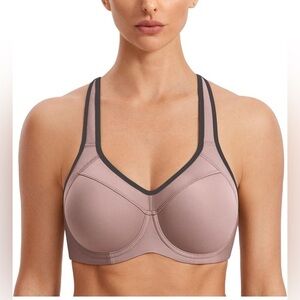 SYROKAN High Impact Support Wirefree Bounce Bra